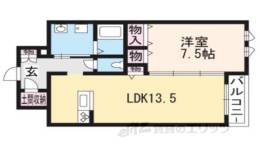 プランドール深草間取り図面