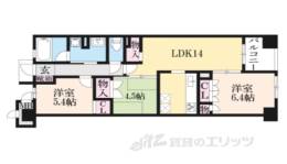 サーパスシティ西院日照町間取り図面