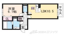 メゾンヴィラ栗東間取り図面