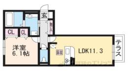 メゾンヴィラ栗東間取り図面