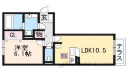 メゾンヴィラ栗東間取り図面