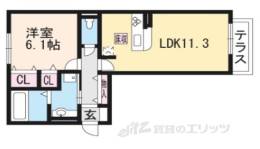 メゾンヴィラ栗東間取り図面