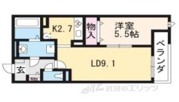 ラシーネ伏見弐番館間取り図面