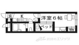 レオパレス川端御池間取り図面