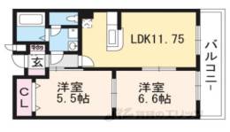 プラシードＴＳＵＫＡＳＡＡ棟間取り図面