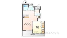 UNIVALY PURE ROSE間取り図面