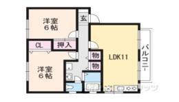 ルシオール１間取り図面