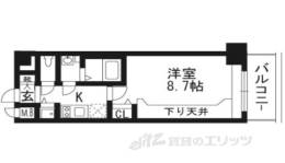 プレサンス京都鴨川間取り図面