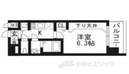 プレサンス京都鴨川間取り図面