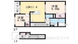 ＢｒｏｗｎｉｅＨｏｕｓｅ東野間取り図面