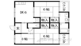 ビレッジハウス瀬田間取り図面