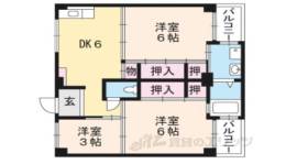 ビレッジハウス瀬田間取り図面