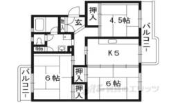 伏見納所団地６号棟間取り図面