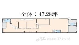 東洞院通整形外科医院跡テナント間取り図面