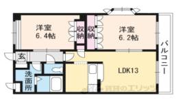 サン・クレール２間取り図面