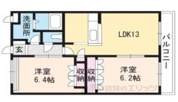 サン・クレール２間取り図面