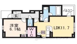 ＶＩＬＬＥＴＴＡ　１間取り図面