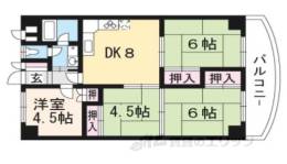 深草西浦住宅間取り図面