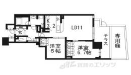 ソルレヴェンテ四条大宮間取り図面