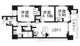 ソルレヴェンテ四条大宮間取り図面