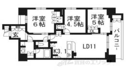 ソルレヴェンテ四条大宮間取り図面