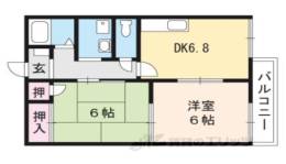 フレグランスヤスＢ棟間取り図面