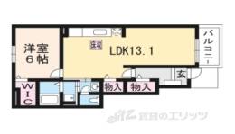 サピーハーモニー富士見１間取り図面