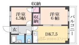 衣笠マンション間取り図面