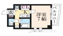 グランドパレス京都烏丸五条間取り図面