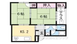 マンションかどわき間取り図面