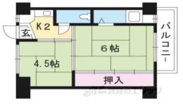 ビレッジハウス長岡１号棟間取り図面