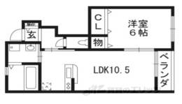アネックス左城間取り図面