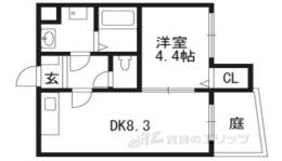 クレアーレ富小路間取り図面