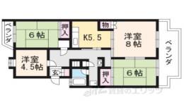 ジャデーン桂１間取り図面