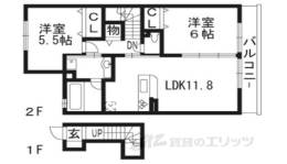 エーデルハイム南端間取り図面