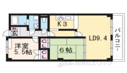 ピュアメイト山崎２間取り図面