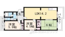 セレッソ甲西Ｃ号館間取り図面