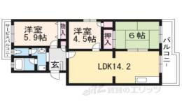 セレッソ甲西Ｃ号館間取り図面