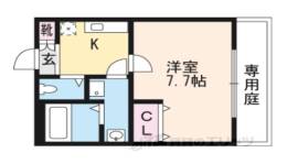 ナウリヴィエール２間取り図面