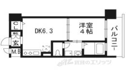 アクアプレイス京都西院間取り図面