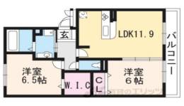 Ｃａｓａ　ｒａｆｆｉｎｅ　瀬田Ａ棟間取り図面