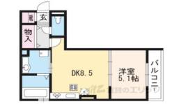 ルーチェ嵯峨間取り図面