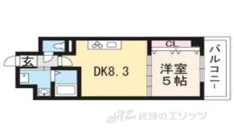 グランパシフィック東向日間取り図面