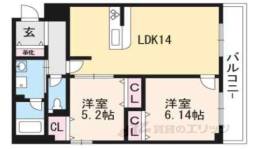 Ｃａｖｅ　ｄｅ　Ｋ（カーブドケイ）間取り図面