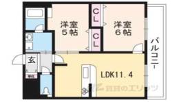 Ｃａｖｅ　ｄｅ　Ｋ（カーブドケイ）間取り図面