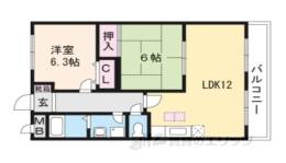 アン・クレール２間取り図面