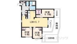 プレージア京都聖護院ノ邸間取り図面