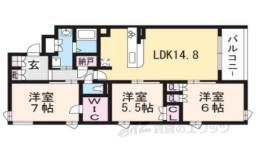 プレージア京都聖護院ノ邸間取り図面