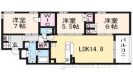 プレージア京都聖護院ノ邸間取り図面