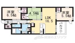 プレージア京都聖護院ノ邸間取り図面